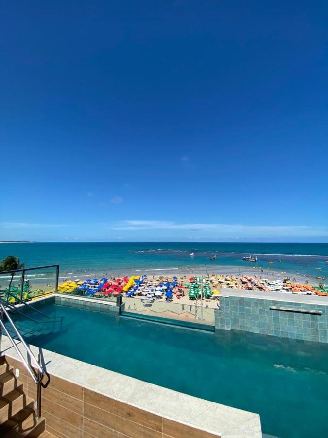 Flat Beira Mar Com Varanda Em Pôrto das Galinhas Exterior foto